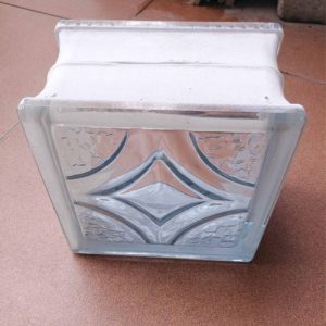 Gạch kính lấy sáng 15×15 cm hoa văn K1502