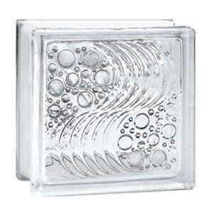 Gạch kính lấy sáng Indonesia 20x20 bọt nước