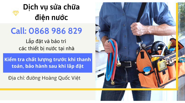 Dịch vụ sửa chữa điện nước