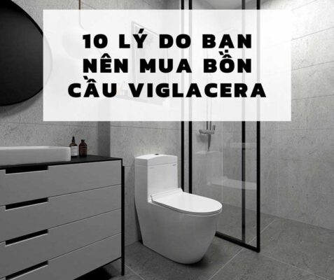 10 Lý do bạn nên sử dụng bồn cầu Viglacera