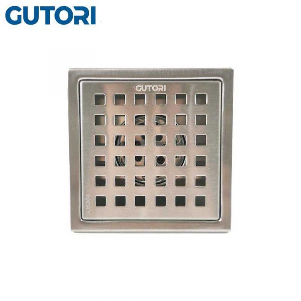 Ga thoát sàn inox 304 Gutori DS1103K 11×11 (cm)