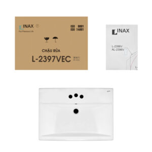 Mở hộp chậu rửa Inax L-2397V